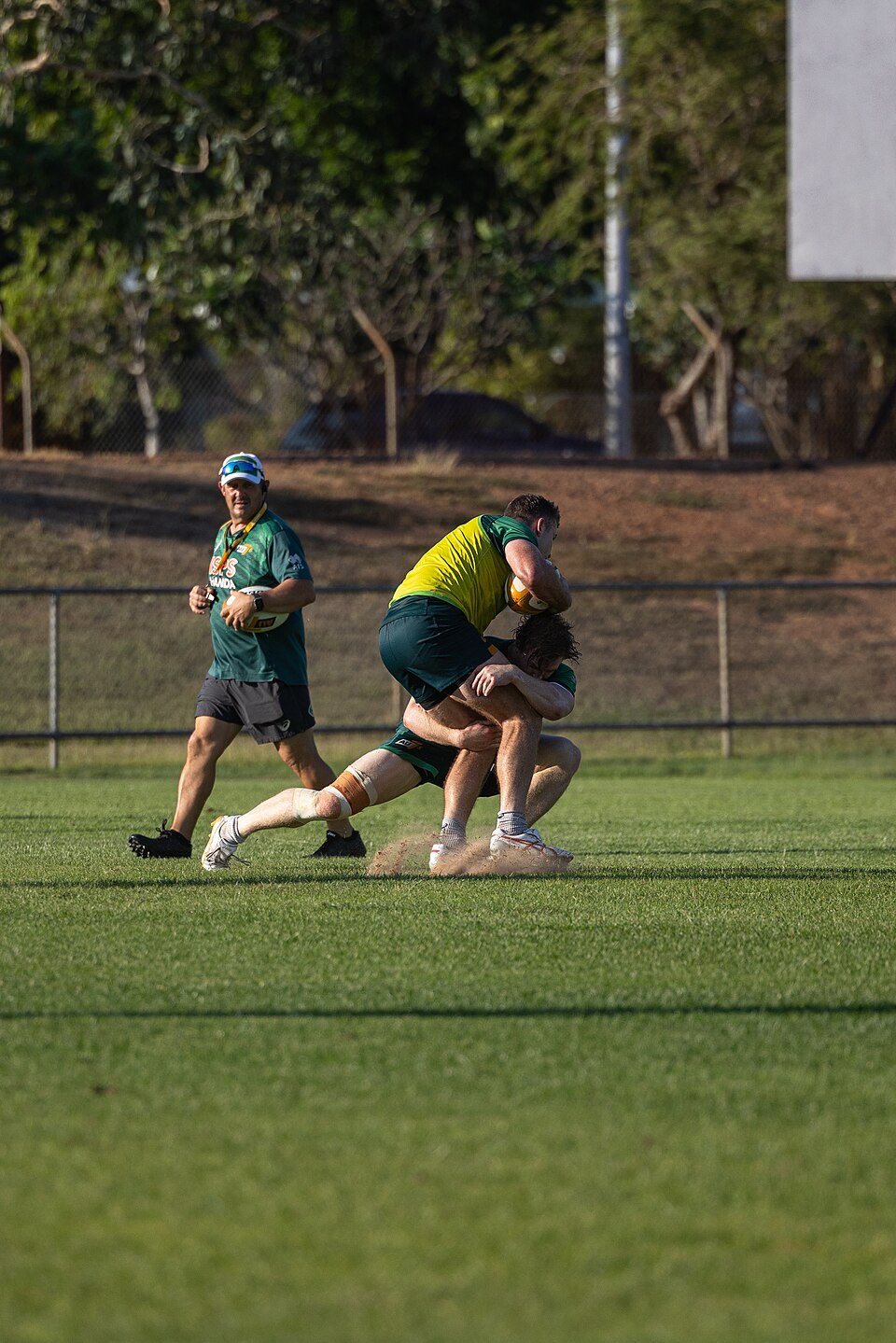 Illustration: Zigzag Running Drill